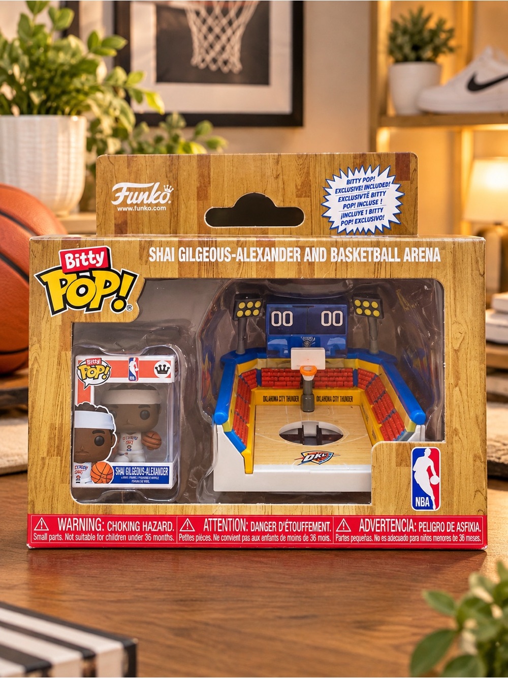 Funko Bitty Pop Shai Gilgeous-Alexander OKC Thunder Basketball Arena 92908
